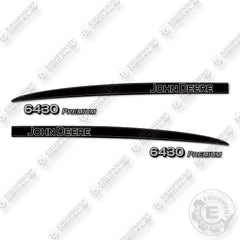 John Deere 6430 Premium Decal Kit Tractor- Custom Silver - Aftermarket Kit
