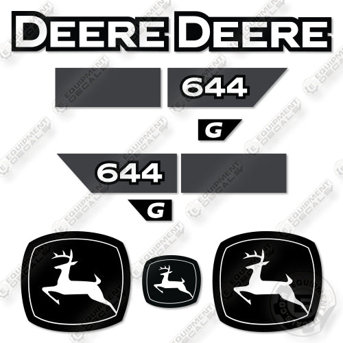 Fits John Deere 644G New Style Decal Kit Wheel Loader