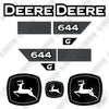 Image of Fits John Deere 644G New Style Decal Kit Wheel Loader