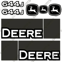 Fits John Deere 644J Decal Kit Wheel Loader - 2007+