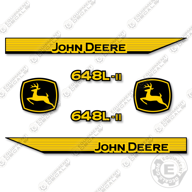 Fits John Deere 648L-2 Decal Kit Skidder