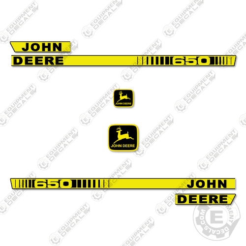 Fits John Deere 650 Decal Kit Tractor