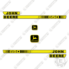 Fits John Deere 650 Decal Kit Tractor
