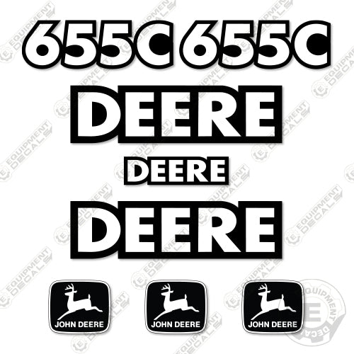 Fits John Deere 655C Decal Kit Dozer