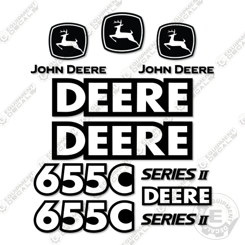 Fits John Deere 655C Series II Decal Kit Dozer