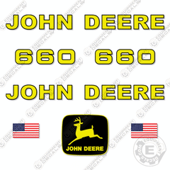 John Deere 660 Decal Kit Manure Spreader