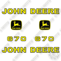 John Deere 670 Decal Kit Hay Rake- Aftermarket Kit