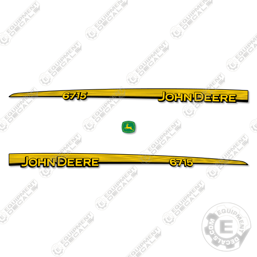Fits John Deere 6715 Decal Kit Tractor