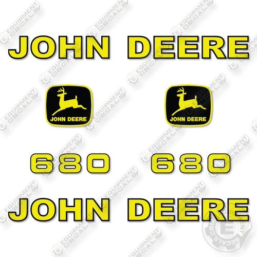 John Deere 680 Decal Kit Hay Rake- Aftermarket Kit