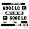 Image of John Deere 690ELC Decal Kit Excavator- Aftermarket Kit