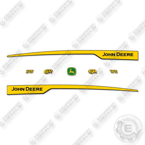 John Deere 6R-175 Decal Kit Tractor - Aftermarket Kit