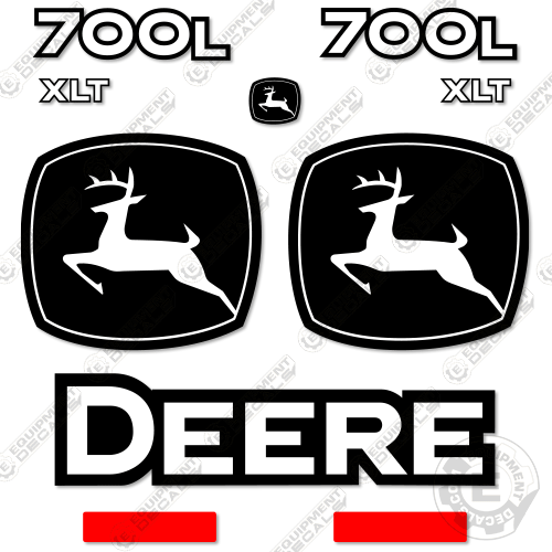 Fits John Deere 700L XLT Decal Kit Dozer – Equipment Decals