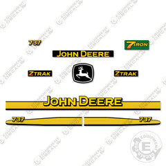 Fits John Deere 737 Decal Kit Mower