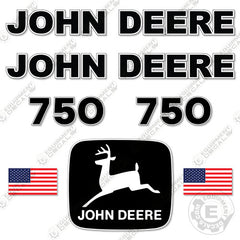 Fits John Deere 750 Decal Kit Dozer