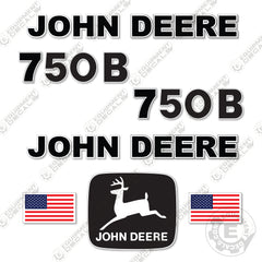 Fits John Deere 750B Decal Kit Dozer