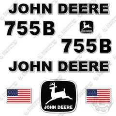 Fits John Deere 755B Decal Kit Dozer