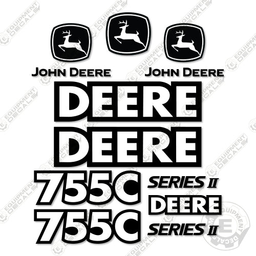 Fits John Deere 755C Series II Decal Kit Dozer