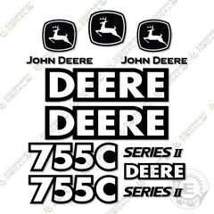 Fits John Deere 755C Series II Decal Kit Dozer