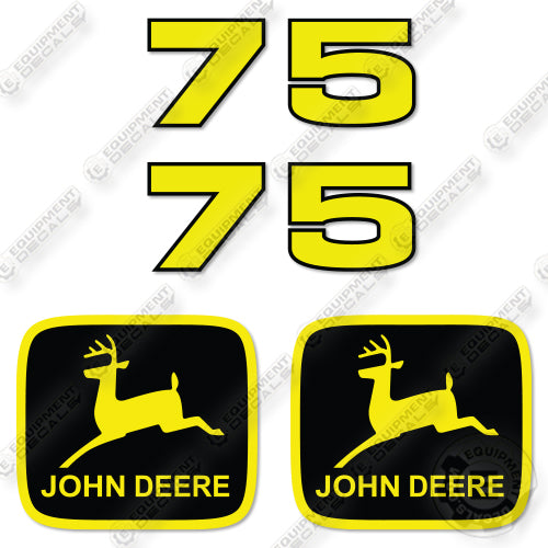 John Deere 75 Decal Kit Front End Loader Attachment- Aftermarket Kit