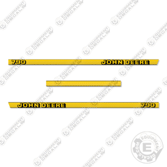 Fits John Deere 790 Decal Kit Tractor