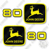 Image of John Deere 80 Decal Kit Crawler Excavator- Aftermarket Kit