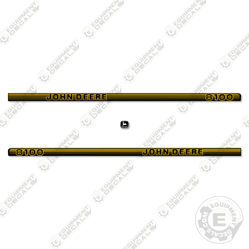 Fits John Deere 8100 Tractor Decal Kit