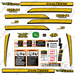 Fits John Deere Gator 825i S4 Decal Kit UTV - WITH DOOR STRIPES!