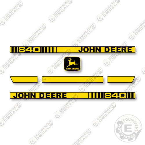 John Deere 840 Decal Kit Tractor - Aftermarket Kit