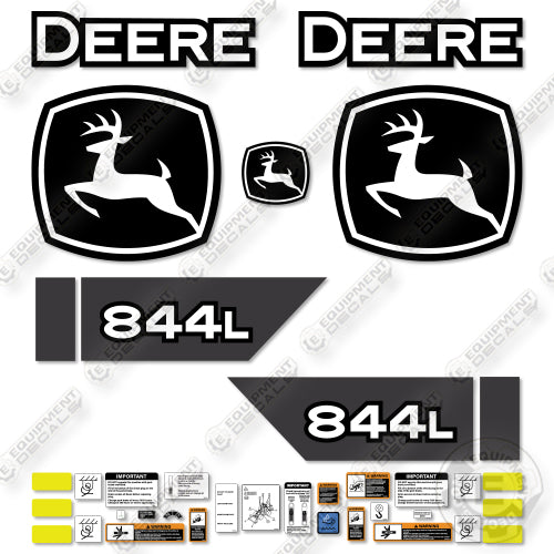 Fits John Deere 844L Decal Kit Wheel Loader
