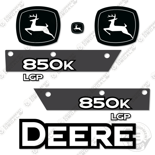 Fits John Deere 850K LGP Dozer Decal Kit - 2015-2019