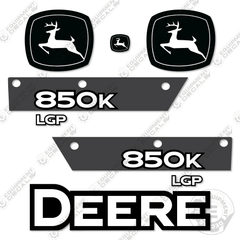 Fits John Deere 850K LGP Dozer Decal Kit - 2015-2019