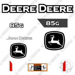 Fits John Deere 85G Decal Kit Excavator - New Style
