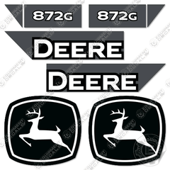 Fits John Deere 872G Decal Kit Motor Grader (2021+) - Scraper