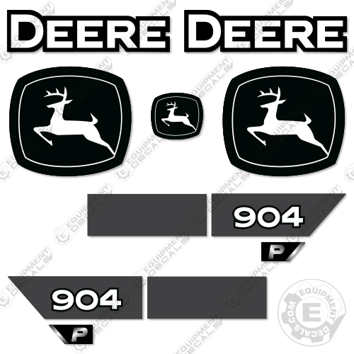 Fits John Deere 904P Wheel Loader Decal Kit – Equipment Decals