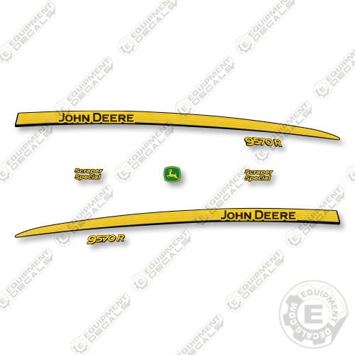 John Deere 9570R Decal Kit Tractor - Aftermarket Kit