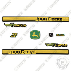 John Deere Gator TE4X2 Electric Decal Kit UTV - Aftermarket Kit