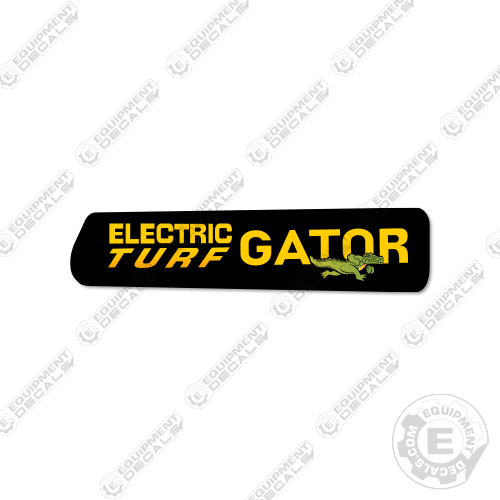 Fits John Deere Gator Electric Turf Dash Decal UTV - M135585
