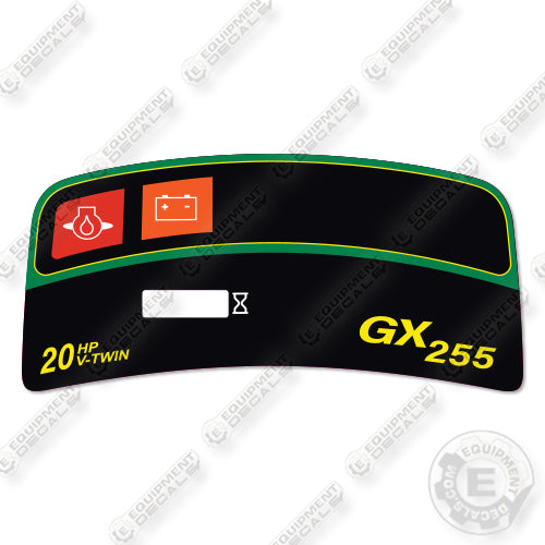 Fits John Deere GX255 Tractor Dash Decal Decal Kit Tractor