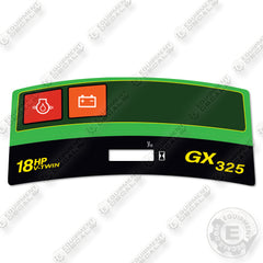 John Deere GX325 Dash Decal Lawn Tractor - Aftermarket Kit
