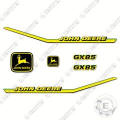 Fits John Deere GX85 Decal Kit Mower