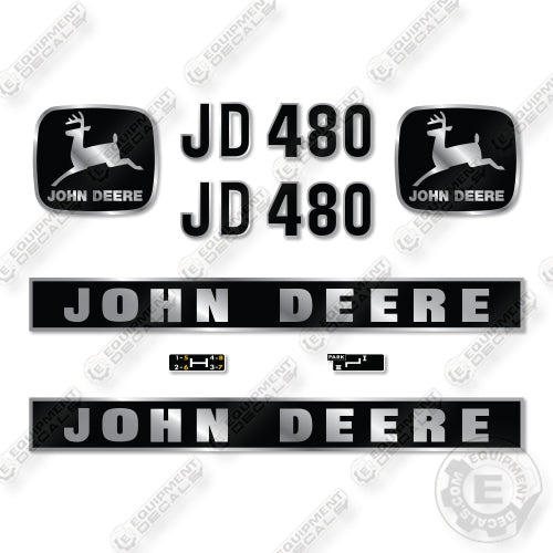 John Deere JD480 Decal Kit Forklift- Aftermarket Kit