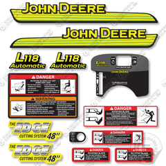 John Deere L118 Decal Kit Riding Mower