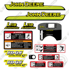 John Deere L118 Decal Kit Riding Mower