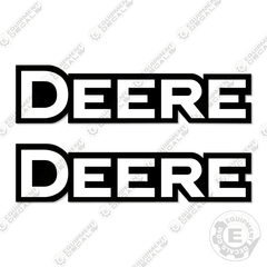 Fits John Deere Boom Logo Decal Kit Excavator (22.25" Wide)