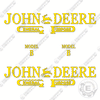 Image of Fits John Deere Model B Decal Kit Tractor