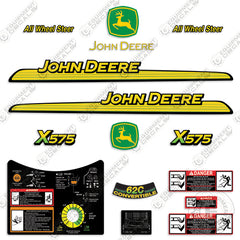 John Deere X575 Decal Kit Mower