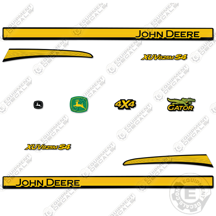 Fits John Deere Gator XUV 825M S4 Decal Kit Utility Vehicle