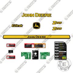 Fits John Deere Z225 Decal Kit Mower