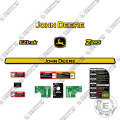 Fits John Deere Z245 Decal Kit Mower