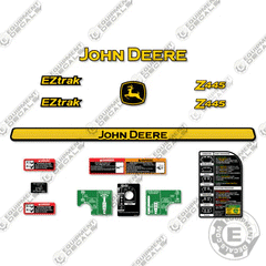 Fits John Deere Z445 Decal Kit Mower
